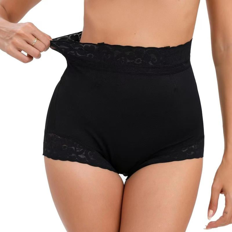 ROOSE CLOUD Women'S Floral Lace Shapewear Panty High Waist Tummy Control Butt Lifting Underwear Shorts Womenswear Shapewear