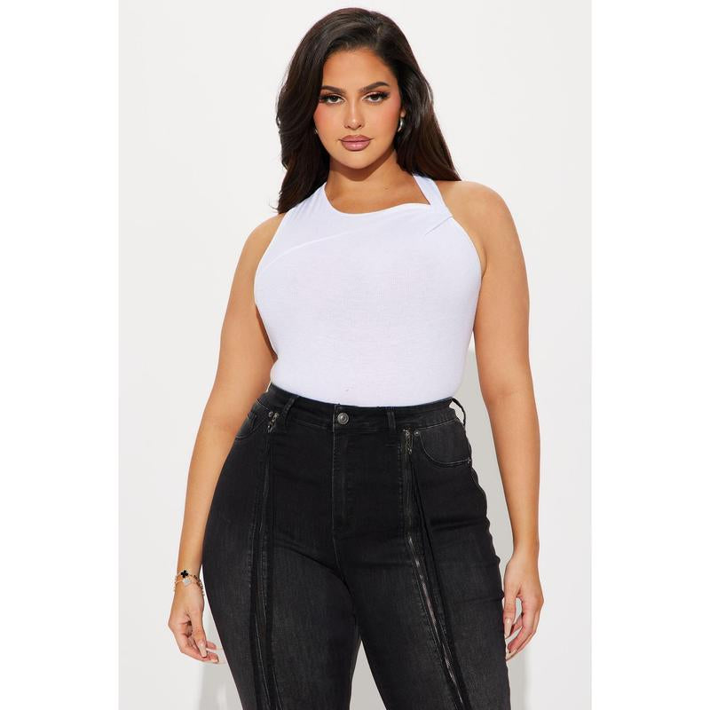 Movin Different Twist Top - White