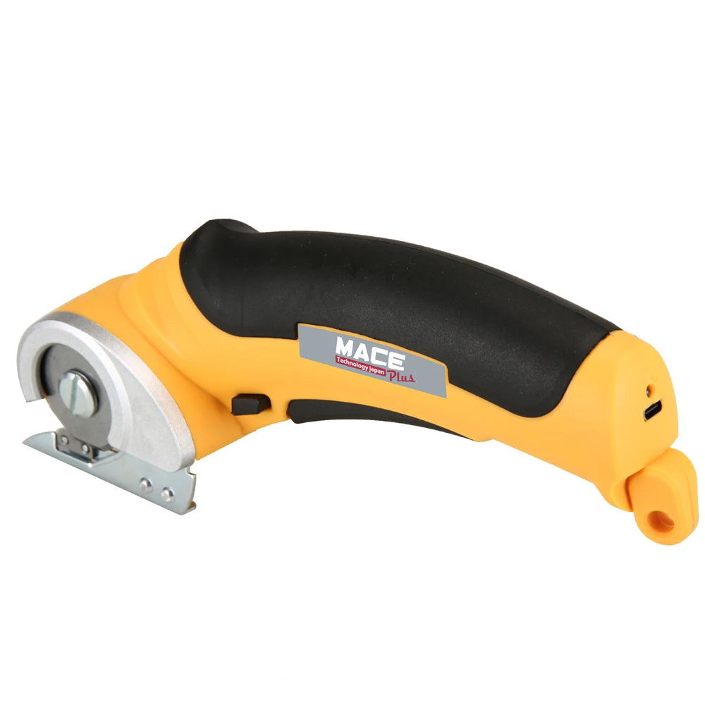 Electric Scissor Portable Cordless Rechargeable Electric round Scissor Leather Paper Fabric Rotary Cloth Cutter Kit Cutting Tool