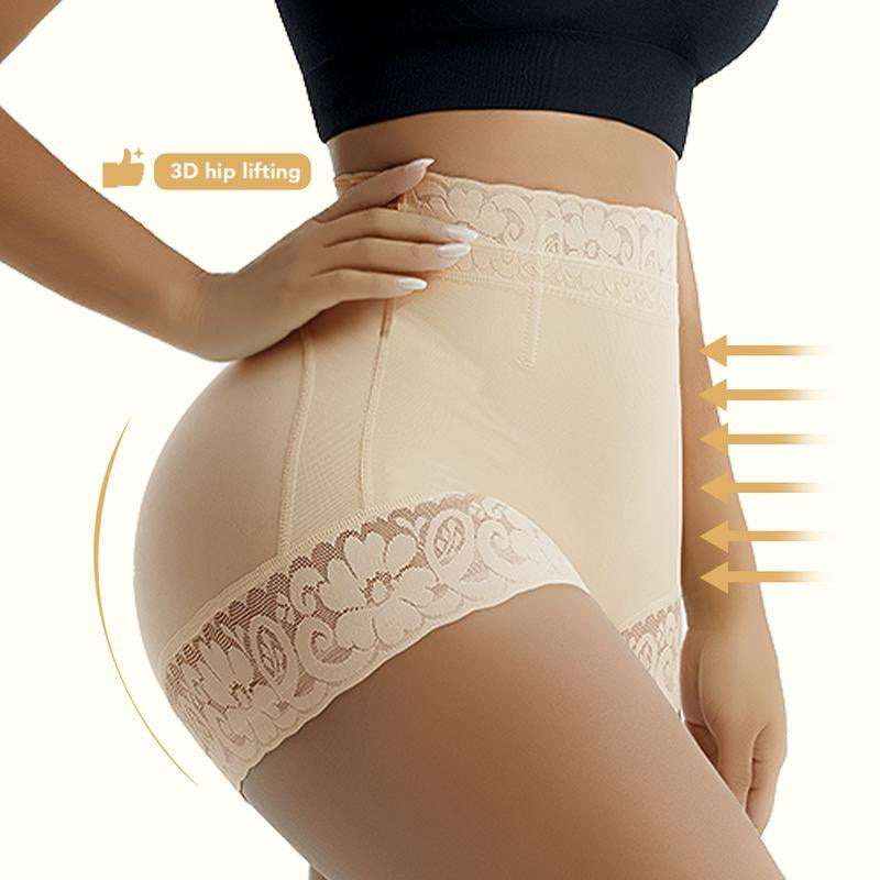 ROOSE CLOUD Women'S Floral Lace Shapewear Panty High Waist Tummy Control Butt Lifting Underwear Shorts Womenswear Shapewear